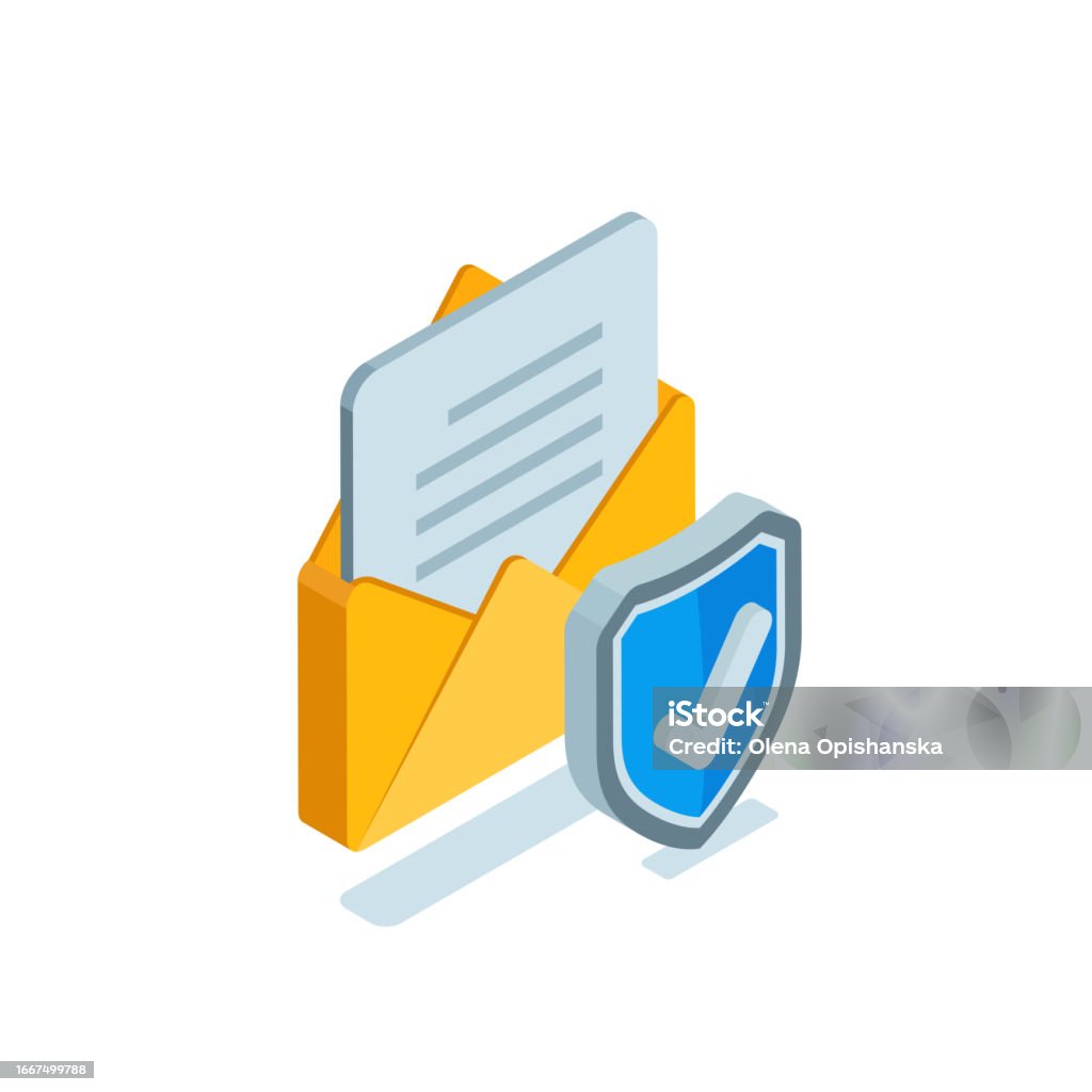Secure Email Image Secure Email Stock Illustration - Download Image Now - Business ...