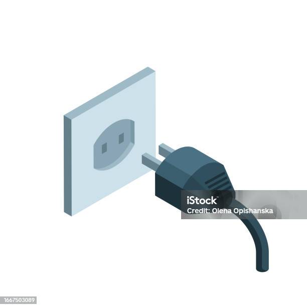 Plug Socket 2d Socket And Plug Stock Illustration - Download Image Now - Electric Plug ...