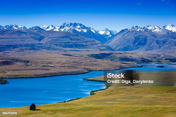 Mount Cook National Park Stock Photo - Download Image Now - Beauty In Nature, Blue, Clear Sky