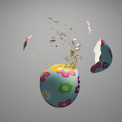 Broken Easter Egg splash