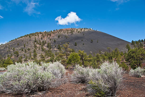 istock Sunset Crater and Sagebrush 166755078