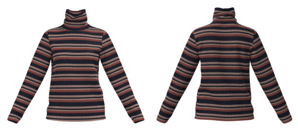 istock Sweater. Knitted Sweater. Blank Sweater isolated 1667552029