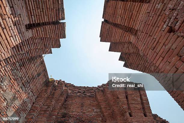 Strukturierte Old Brick Wall Stockfoto und mehr Bilder von Altertümlich - Altertümlich, Architektur, Architekturberuf