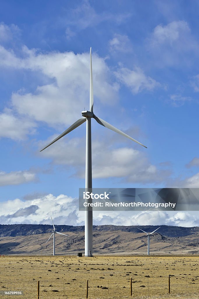 Wind Farm - Lizenzfrei Blau Stock-Foto
