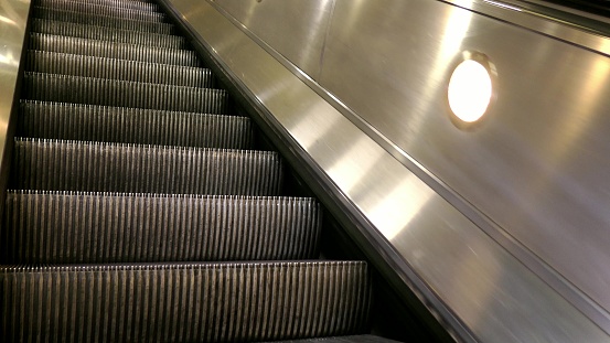Escalator in London Tube Station