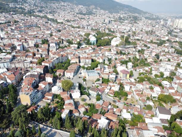 istock Emir Sultan Mosque and Tomb Drone Images 1667644572
