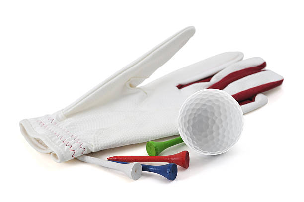 Golf Glove Golf Glove, tee, ball golf glove stock pictures, royalty-free photos & images