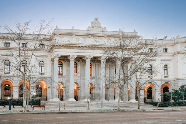 Madrid Stock Exchange in Spain