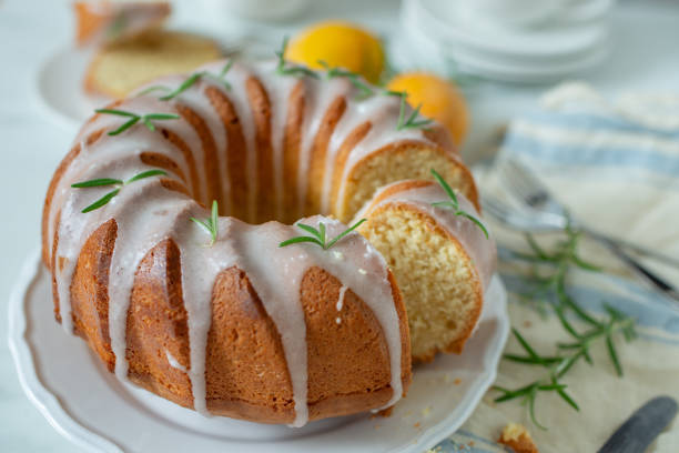 istock Lemon bundt cake drizzled with powdered sugar glaze 1667662079