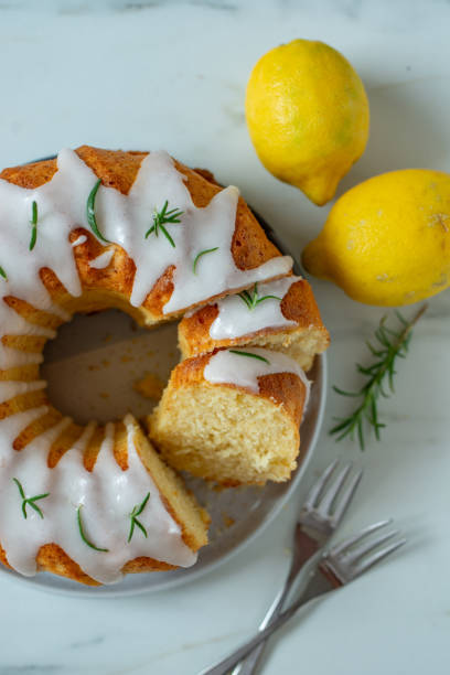 istock Lemon bundt cake drizzled with powdered sugar glaze 1667662087