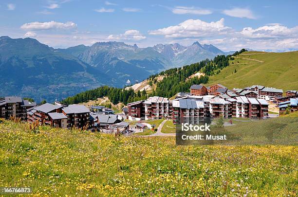 La Plagne Village In France Stock Photo - Download Image Now - La Plagne, European Alps, Tarentaise