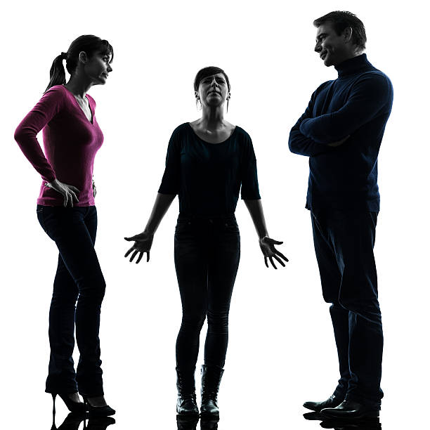 istock family father mother daughter issues problems silhouette 166766925
