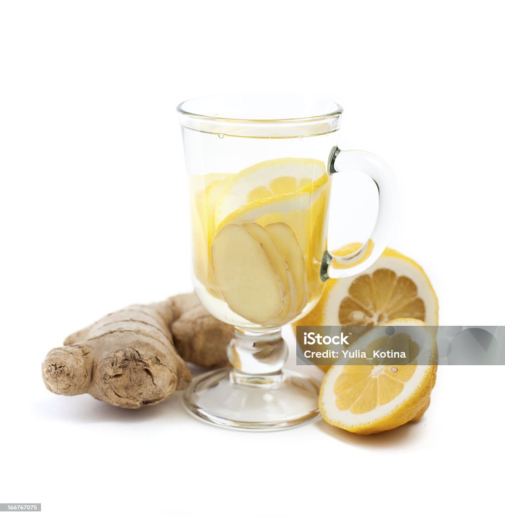 Bebida de limão e gengibre - Foto de stock de Alimentação Saudável royalty-free