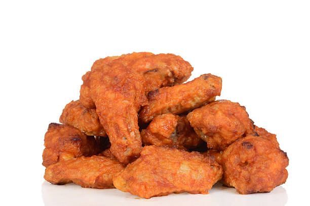 closeup Pile of chicken wings