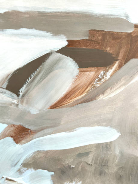 istock Modern abstract painting. Modern art. Contemporary art. 1667676315