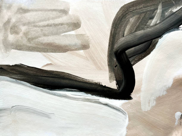 istock Modern abstract painting. Modern art. Contemporary art. 1667676781