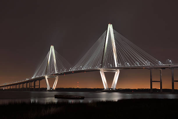 puente arthur ravenel jr - arthur ravenel fotografías e imágenes de stock