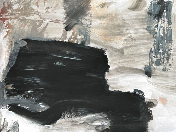 istock Modern abstract painting. Modern art. Contemporary art. 1667680653