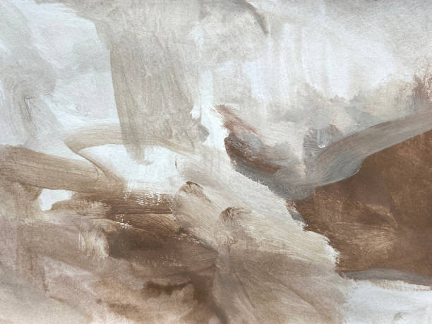 istock Modern abstract painting. Modern art. Contemporary art. 1667681205