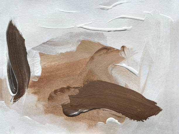 istock Modern abstract painting. Modern art. Contemporary art. 1667681288