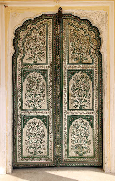 istock ornamental door in palace - India 166770079