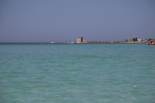 The beautiful Torre Lapillo Beach near Porto Cesareo in Salento - Puglia - Italy