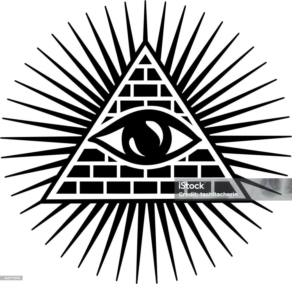 Todos lazarillos/Providence/Pyramid/God - arte vectorial de Masonería libre de derechos