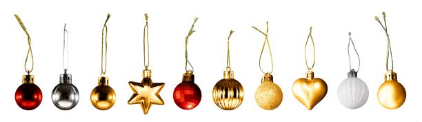 istock hanging Christmas bauble ornament isolated 1667715766