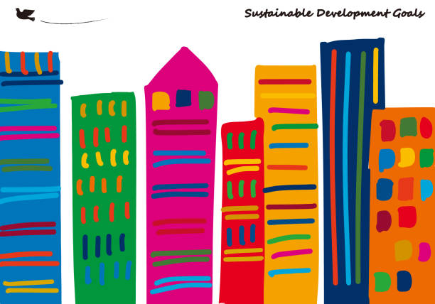 istock SDGs image Sustainable city, trees and dove illustration 1667741774