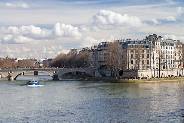 istock Seine river and Pont Louis-Philippe in Paris 166776438