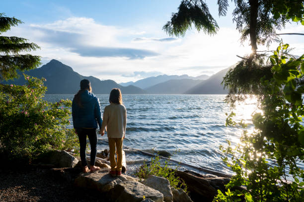 istock Mother and daughter bonding in nature 1667767165