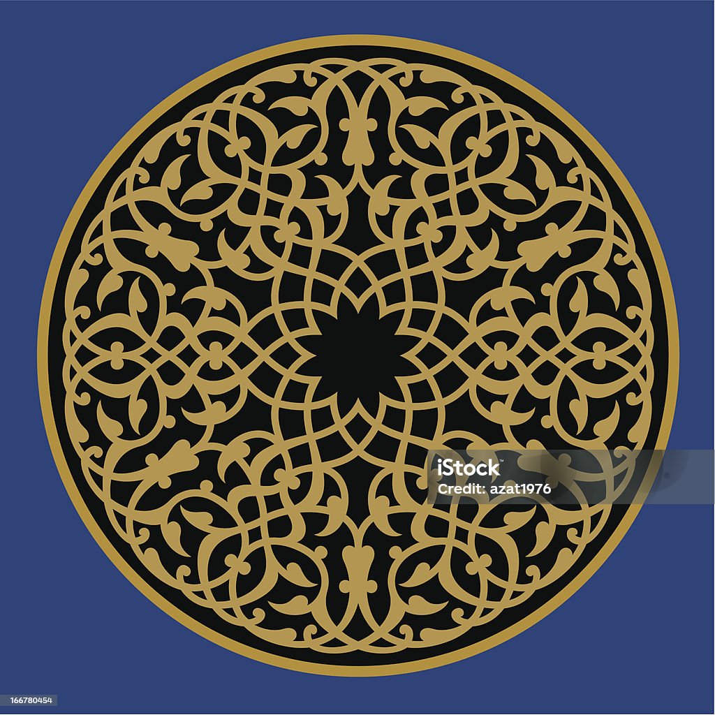 Mudaris Arabic Ornament Traditional Arabic Design Arabic Style stock vector