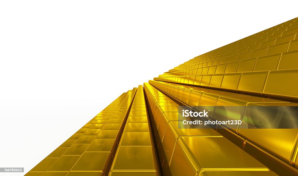 Barras de oro - Foto de stock de Grupo grande de objetos libre de derechos