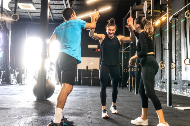 istock a female personal trainer gives classes in the gym 1667808469