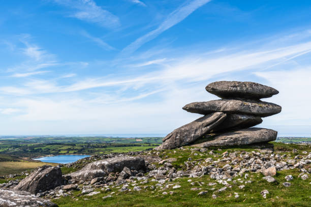 istock Rough Tor or Roughtor is a tor on Bodmin Moor, Cornwall, England, and is Cornwall's second highest point 1667816510