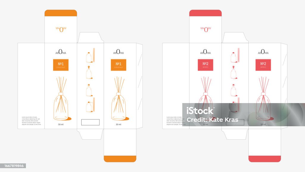 Package Design Aroma Diffusor Stock Illustration - Download Image Now ...