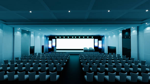 istock Empty stage Design for mockup and Corporate identity, Original designed stage 1667821426