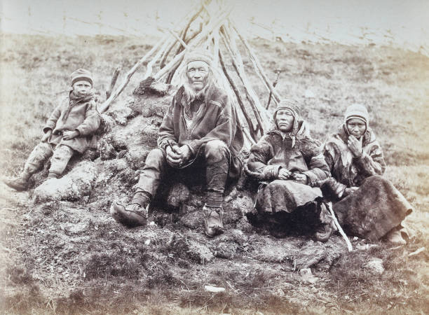 istock Lapland, family in Kautokeino, 1882 1667841921