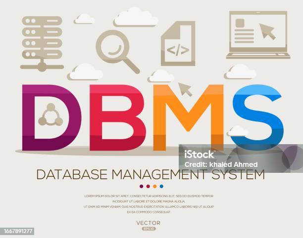 Dbms Database Management System Stock Illustration - Download Image Now ...