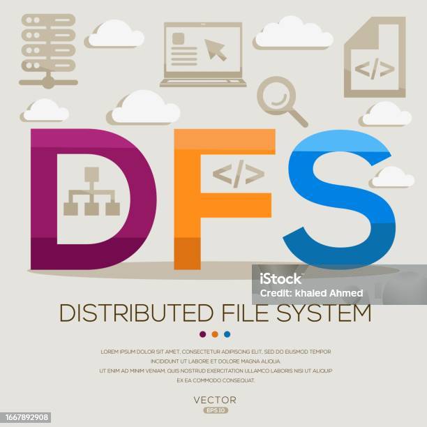 Dfs Distributed File System Stock Illustration - Download Image Now ...