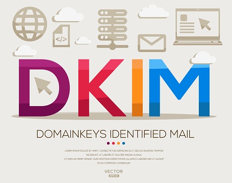 Dkin Dkim Domainkeys Identified Mail Stock Illustration - Download Image Now ...