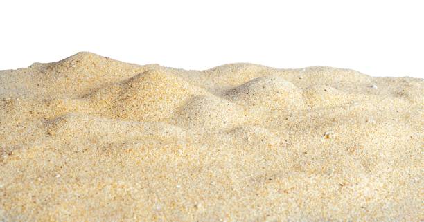 istock landscape of beach sand Isolated 1667904895