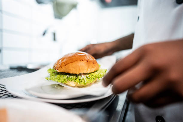 Juicy burger in a perfect bun