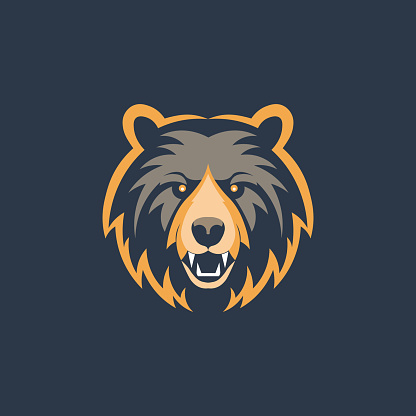 Bear Mascot Logo Vector for Business and Sport