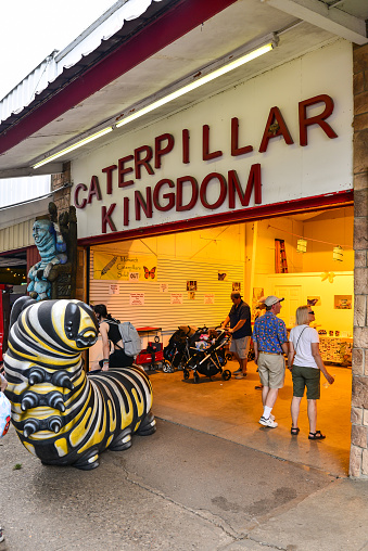 09/02/2023 - St Paul, Minnesota, USA; The Minnesota State Fair during the day. Caterpillar Kingdom