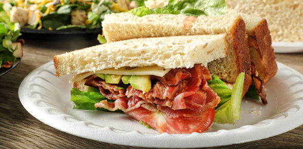 Bacon avocado sandwich