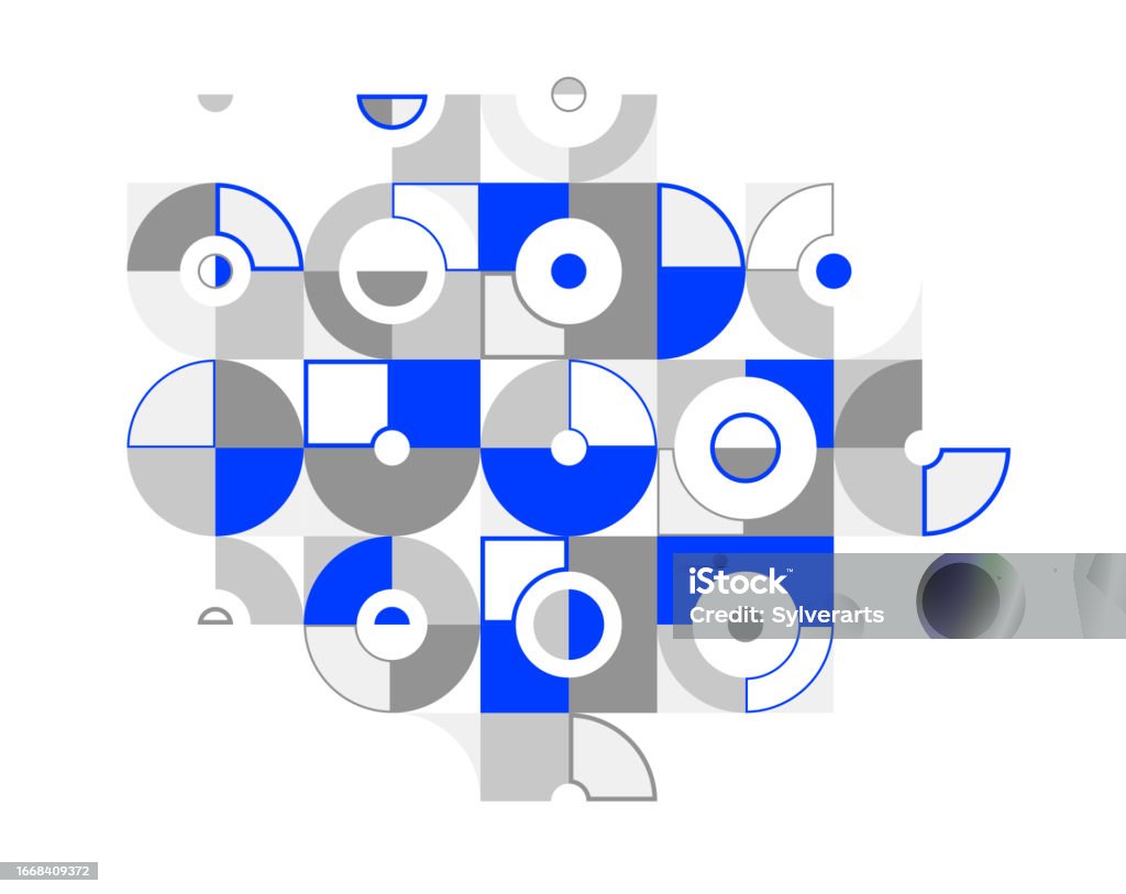 Tech Style Patterns Abstract Geometric Pattern Vector Background Isolated Tech Style Engine ...