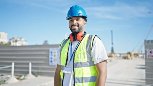 istock African american man builder smiling confident standing at street 1668410129