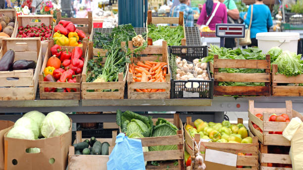 istock Food Market Stall 1668555916