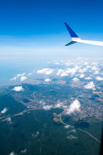 View from the airplane to Panama